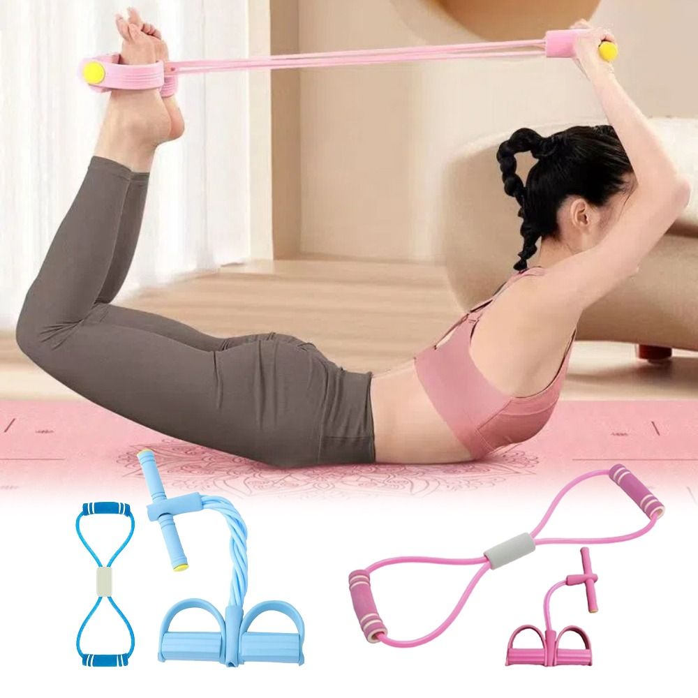 Yoga Fitness At Home - 6튜브 저항 밴드 피트니스 장비 세트