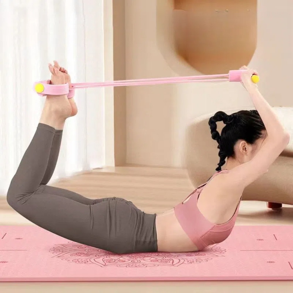 6개 튜브 저항 밴드 세트, 폼 스포츠 홈 요가 탄성  - Yoga Fitness At Home 리뷰 및 가격